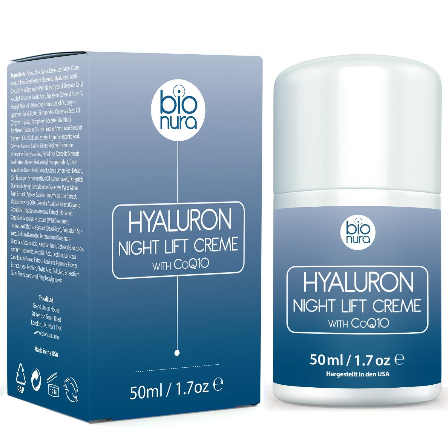 Hyaluron Night Lift Creme box